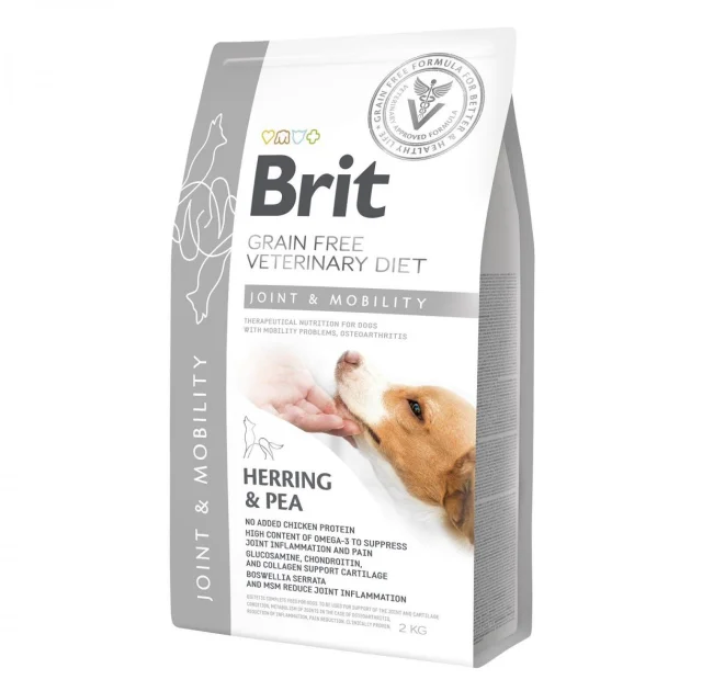 Сухой корм Brit GF VetDiets Dog Mobility, для суставов, для собак, 2 кг