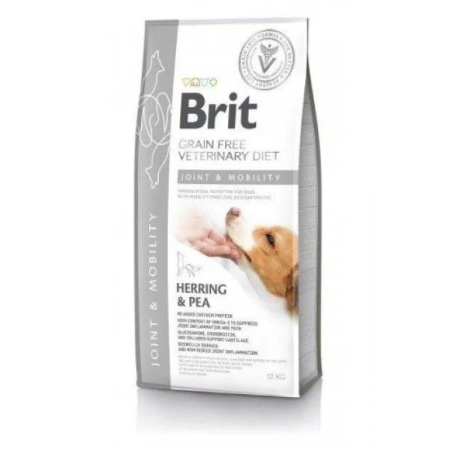 Сухой корм Brit GF VetDiets Dog Mobility, для суставов, для собак, 12 кг