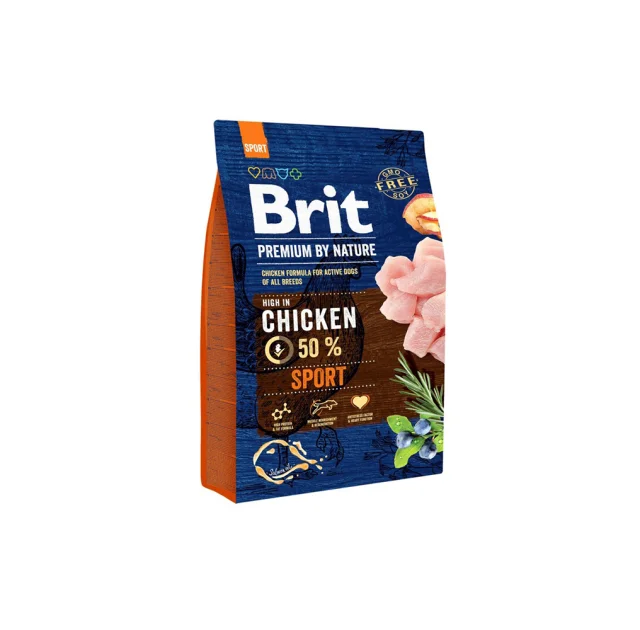 Сухий корм Brit Premium Dog Sport, для собак, 3 кг