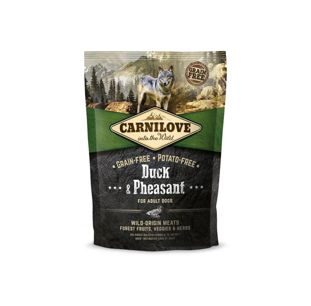 Сухой корм Carnilove Adult Duck & Pheasant, для собак, 1.5 кг