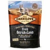 Сухий корм Carnilove Fresh Ostrich & Lamb for Small Breed Dogs, для собак, 1.5 кг