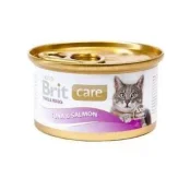 Консерва Brit Care Cat, для кішок, тунець і лосось, 80 г