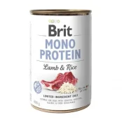 Консерва Brit Mono Protein Dog, для собак, з ягням і темним рисом, 400 г