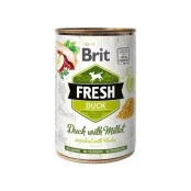 Консерва Brit Fresh Duck / Millet, для собак, з качкою і пшоном, 400 г