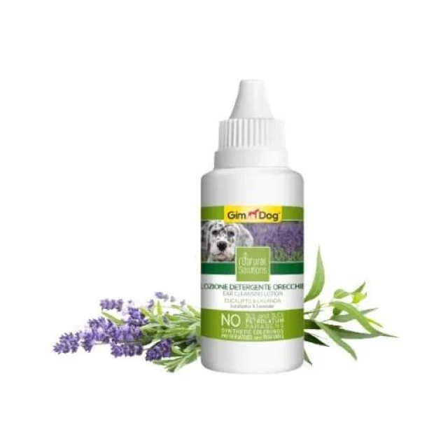 Лосьон GimDog Natural Solutions P-ON,  для чистки ушей для собак, 50 мл