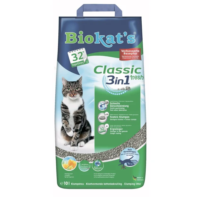 Наполнитель Biokats FRESH, для кошачьего туалета, 10 л