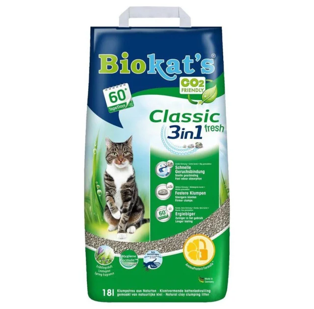 Наполнитель Biokats FRESH, для кошачьего туалета, 18 л