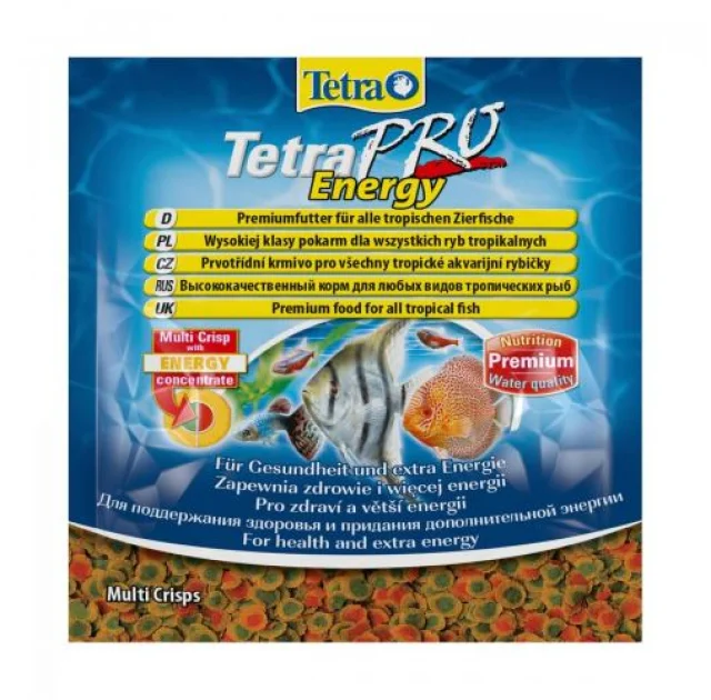 Премиум корм Tetra PRO Energy Crisps для тропических рыб, 12 г