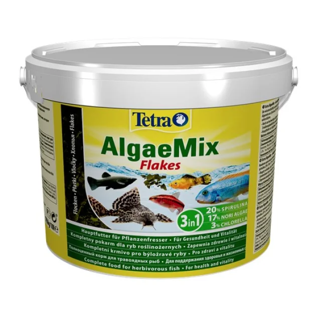Корм Tetra Algae Mix, для аквариумных рыб, 10 л