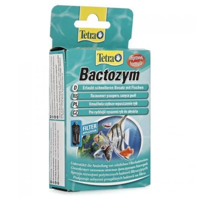 Кондиционер с культурой бактерий Tetra Bactozym, 10 капсул