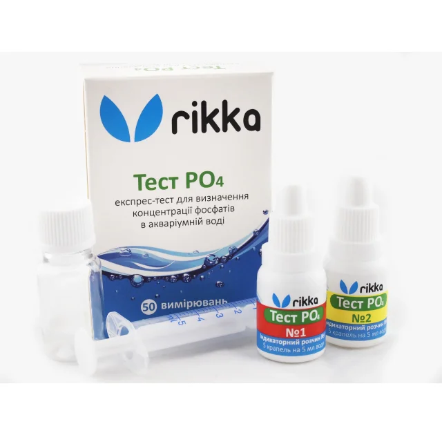 Тест Rikka PO4 для определения концентрации фосфатов в воде (T-106)
