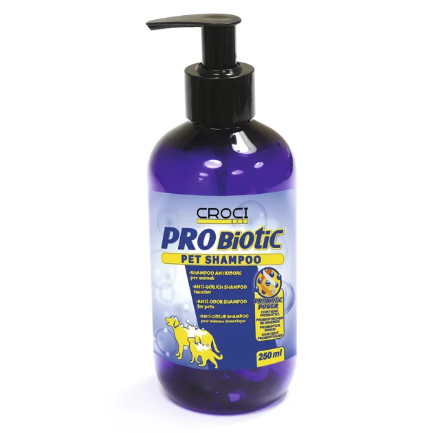 Шампунь Croci Probiotic для нейтрализации запахов, для собак и кошек, 250 мл