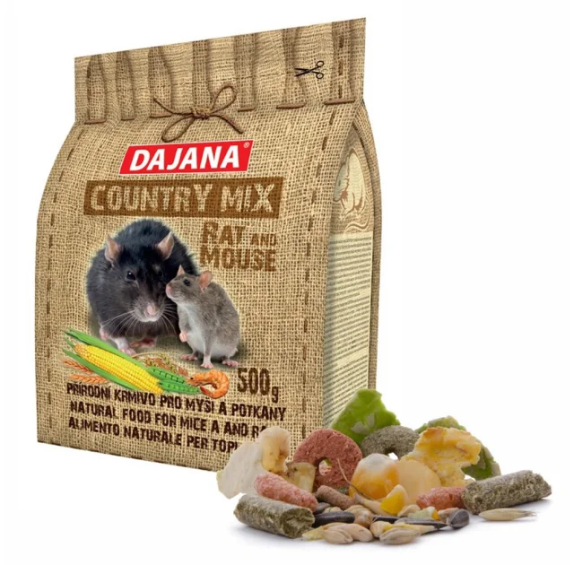 Корм Dajana Pet Country Mix Rat & Mouse для декоративних щурів, мишей, 500 г