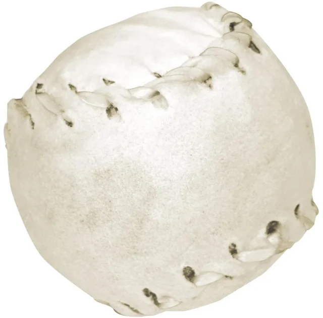 Лакомство Мяч бейсбольный Croci King Bone Buffalo для собак, белый, 7.5 см, 140 г, 6 шт/уп