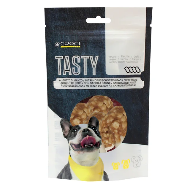 Ласощі курячі стегенця Croci Tasty для собак, з рисом, 80 г, 12 пач. / Уп, ціна за пачку