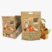 Ласощі м'ясне Croci Happy Farm, для собак, курка з яблуком, 80 г, 12 пач / уп, ціна за 1 пачку