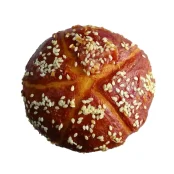 Ласощі булочка Croci Bekery, для собак рол з куркою, 10 см, 110 г, ціна за 1 шт