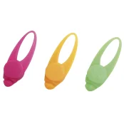 LED брелок на ошейник Croci Twinkle, для собак, силикон, цвета в ассортименте, 8.5×2×1.6 см, цена за 1 шт