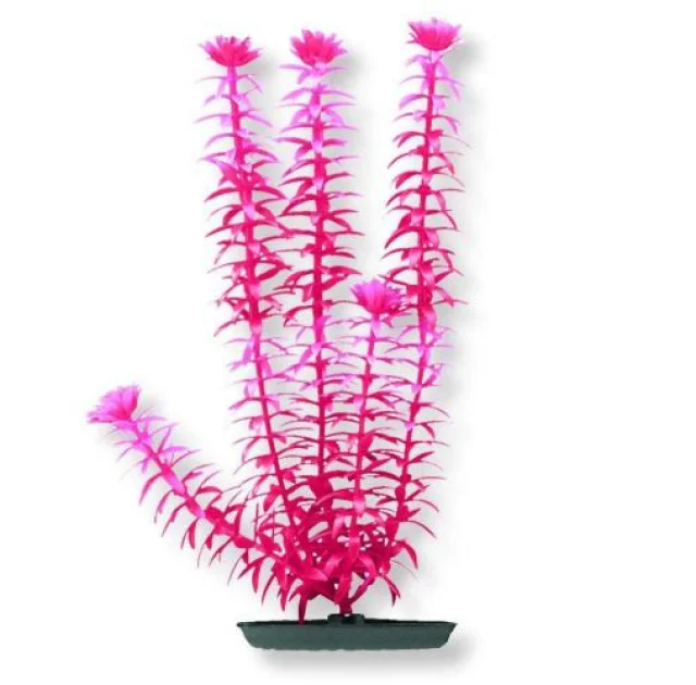 Декорация Hagen Anacharis Pink-Red, растение пластиковое, 20 см