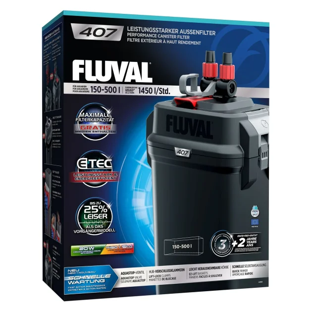 Внешний фильтр Hagen Fluval 407 для аквариума до 150-500 л