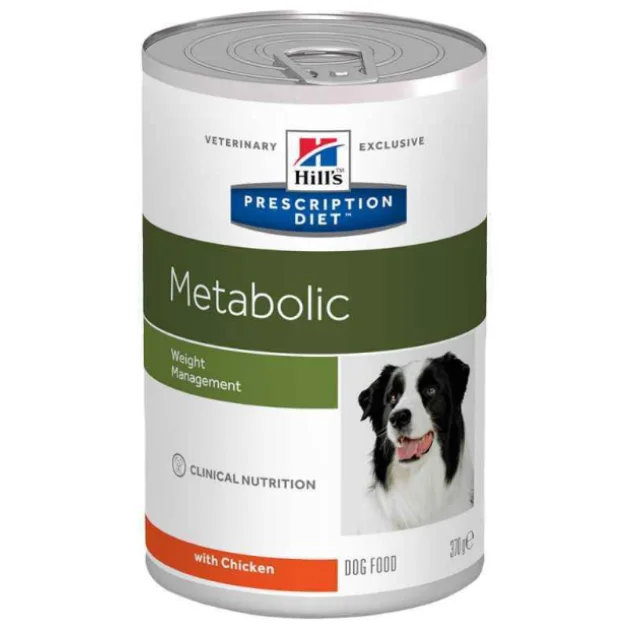 Консерва Hill's Prescription Diet Canine Metabolic для собак, при ожирении, 370 г