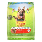 Сухой корм Purina Friskies Active для активных собак, с говядиной, 2.4 кг