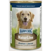 Консерва Happy Dog NaturLine Dose 100% Lamm для собак, з ягням і рисом, 400 г