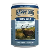Консерва Happy Dog NaturLine Dose 100% Wild для собак, з дичиною, 400 г