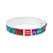 Браслет WAUDOG Design,  с рисунком "Лето", ширина 15 мм, длина 18-20 см, белый