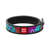 Браслет WAUDOG Design,  с рисунком "Лето", ширина 15 мм, длина 18-20 см, черный