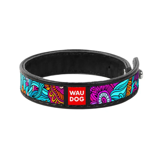 Браслет WAUDOG Design, з малюнком "Літо", ширина 15 мм, довжина 21-23 см, чорний