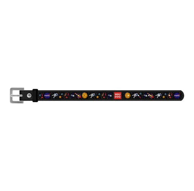 Браслет WAUDOG Design, з малюнком "NASA", ширина 15 мм, довжина 18-20 см, чорний