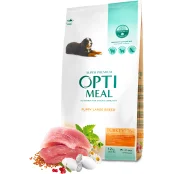 Сухий корм Optimeal для цуценят великих порід, з індичкою, 12 кг
