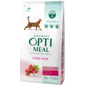Сухий корм Optimeal для дорослих котів, з телятиною, 1.5 кг