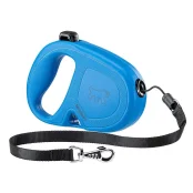 Рулетка-поводок Ferplast Flippy One Cord для собак, з шнуром, розмір M, блакитний, 16×3.4×11 см