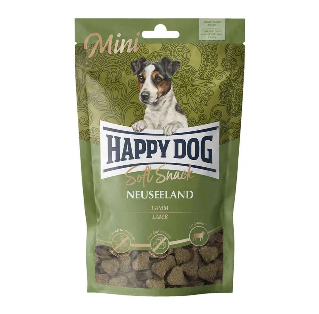 Лакомство Happy Dog SoftSnack Mini Neuseeland для собак мелких пород, с ягненком и рисом, 100 г