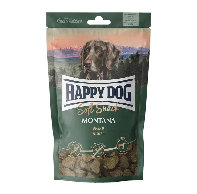 Лакомство Happy Dog SoftSnack Montana для собак, с кониной, 100 г
