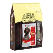 Сухий корм Home Food для дорослих собак середніх і великих порід, з качкою та нутом, гіпоалергенний, беззерновий, 1.6 кг
