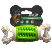 Іграшка AnimAll GrizZzly кісточка-зубочистка, 14.2×5.7×4.7 см, зелена