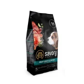 Сухий корм для цуценят Savory, зі свіжим м’ясом індички та куркою, 3 кг
