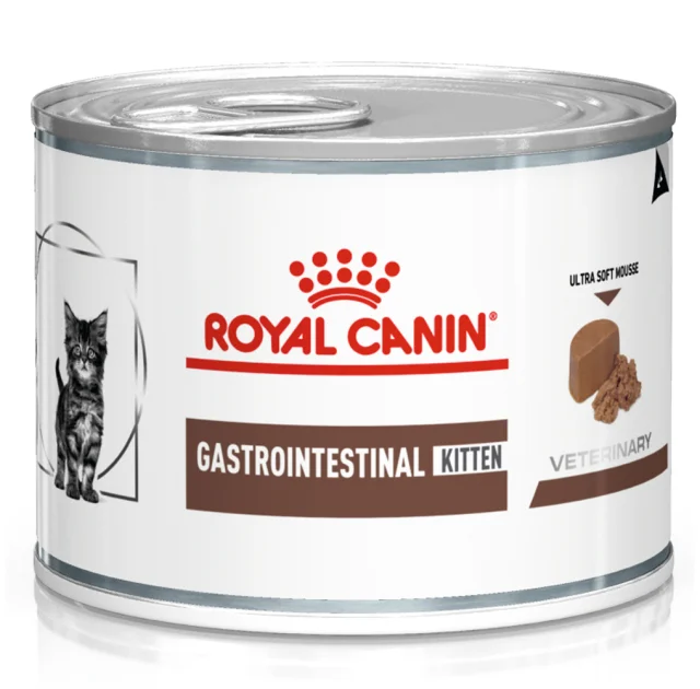 Влажный корм Royal Canin Gastro Intestinal Kitten при расстройствах пищеварения у котят, 195 г