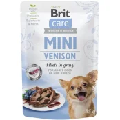 Вологий корм Brit Care Mini pouch, для собак, філе дичини в соусі, 85 г