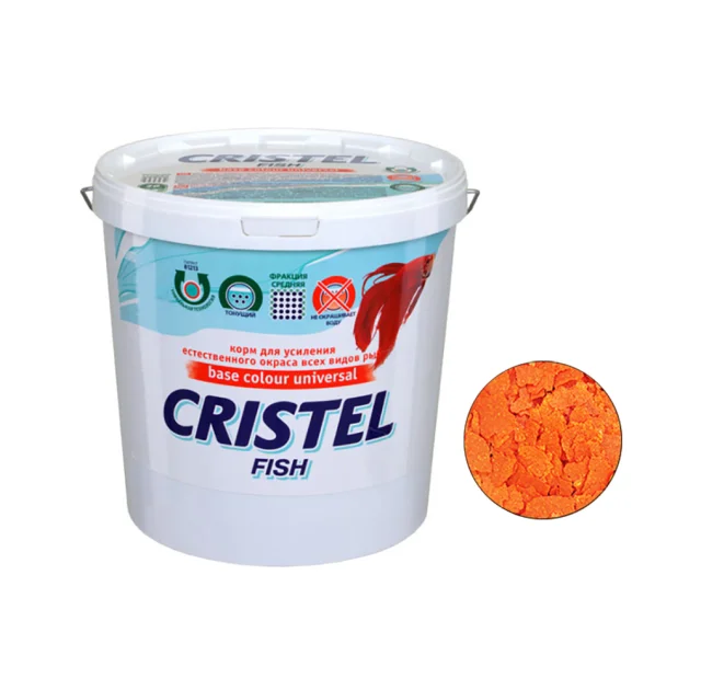 Корм пластинчатый Base colour universal flakes для усиления окраса всех видов рыб, 1 л / 200 г