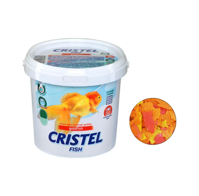 Корм пластинчатый Goldfish flakes для золотой рыбки, 6.5 л / 1.2 кг