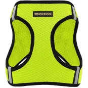 Шлея BronzeDog Mesh Vest для собак, сетчатый нейлон, лимонный, 24-26 см