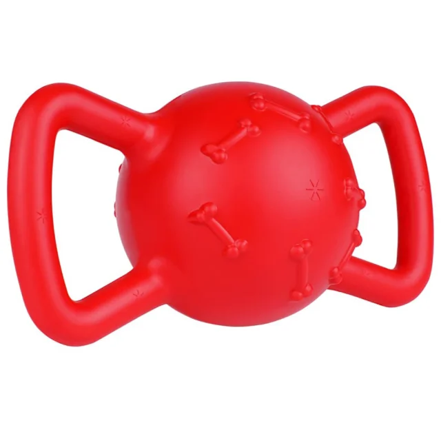 Игрушка для собак BronzeDog Power Pull, из силикона, со звуком, плавающая, 19×9 см