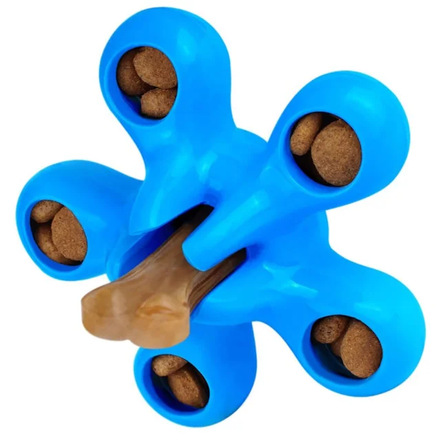 Игрушка-звезда для собак BronzeDog Smart Star, мотивационная, 15×10 см