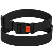 Ошейник BronzeDog Active, для собак, водоотталкивающий, фастекс пластик, чёрный, 35-53×2.5 см