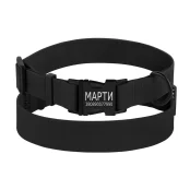 Ошейник BronzeDog Active, для собак, водоотталкивающий, фастекс металл, чёрный, 35-53×2.5 см