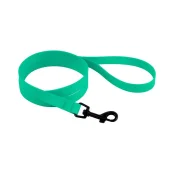 Поводок BronzeDog Active для собак, водоотталкивающий, защитное полимерное покрытие, зелёный, 122×2 см
